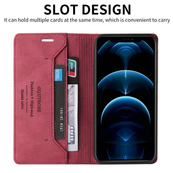 Redmdi 9 T Võimsus Flip Case Nahast 360 Kaitsta RFID Blokeerimine Raamat Kest Xiaomi Redmi 9T Juhul Punane Mi T9 Redmi9 T Rahakott Kate 157109