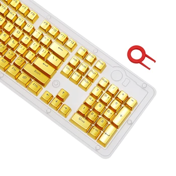 Redragon Keycaps 104 Double Shot Taustavalgustusega Electroplate Puding Keycap Komplekt koos Lemmikutega DIY Cherry MX RGB Mehaaniline Klaviatuur