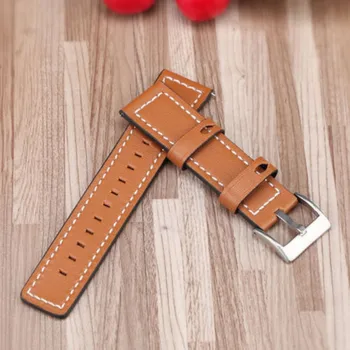 Replacement Genuine Leather Band Rihma Wristband Bracelet For Fitbit Versa/Versa 2 Lite Smart Watch Classical Leather Watch Band 192308