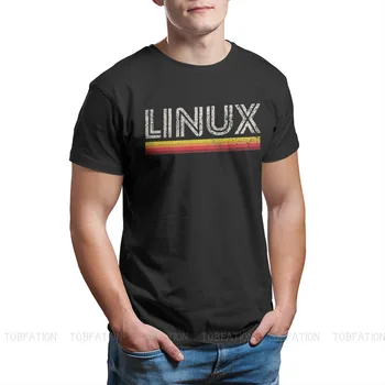 Retro Hip-Hop TShirt Linux Operatsioonisüsteemi Pingviin Tux Vaba aja veetmise Suurus S-6XL T-Särk Hot Müük T-särk Täiskasvanud