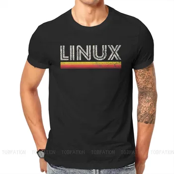 Retro Hip-Hop TShirt Linux Operatsioonisüsteemi Pingviin Tux Vaba aja veetmise Suurus S-6XL T-Särk Hot Müük T-särk Täiskasvanud