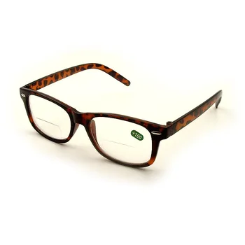 Retro, Leopard Bifocals Objektiivi Lugemise Prillid ja Selge Objektiiv Kaugelt Vaadata ja Lähedal Optiline läbipaistev Presbüoopia Hyperopia Lugeja 30773