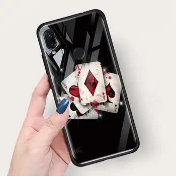 Retro Poker Mängu puhul Xiaomi Redmi Märkus 9S 9 8T 8 7 10 9C Mi 11 Poco X3 NFC 11i 9T 10T Pro Karastatud Klaasist Kate Telefon
