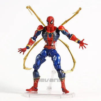 Revoltech Spiderman Raud Spider PVC Tegevus Joonis Laekuva Mudel Mänguasi
