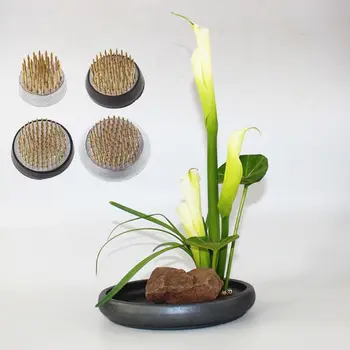 Ring Ikebana Kenzan Lill Konn Koos Kummist Tihend Kunsti Fikseeritud Korraldamine, Vahendid