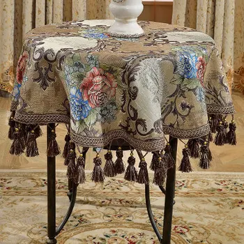 Ring, Ruut, šenill-laudlinad tabel õhtusöök katta matt Euroopas ilu lõnga värvi lill polüester kodu Kahanda FG901