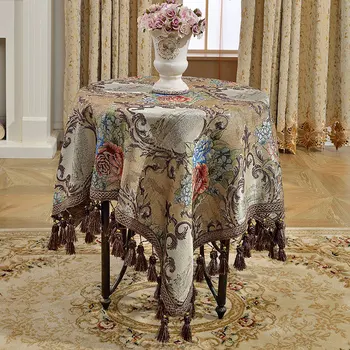 Ring, Ruut, šenill-laudlinad tabel õhtusöök katta matt Euroopas ilu lõnga värvi lill polüester kodu Kahanda FG901
