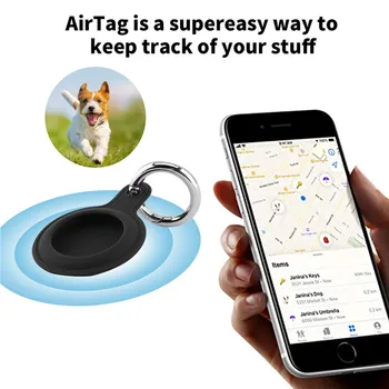 Ring Silikoon Protector Kest Õhu Sildid Põrutuskindel Anti-Anti scratch-kadunud Tracker kaitsekatte Puhul Apple Airtags