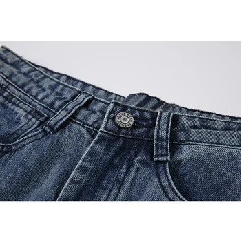 Ripped Naiste teksad Kottis Vintage Kõrge Vöökoht Boyfriends Ema y2k Denim Streetwear E-tüdruk korea Lai Jalg Teksad 2021 Suve 178370