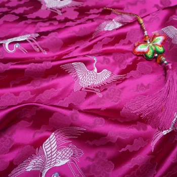 Roosi Kraana stiilis jacquard brocade damast kangast Riided kardin laud lapiga diivan istmepadi sisustus segast DIY riie