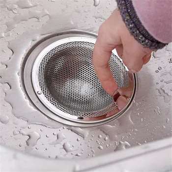 Roostevabast terasest vann juuksed lõksu korgiga dušš äravoolu auk vee filter lõksu köök metallist valamu filter põranda äravoolu vahend ZD
