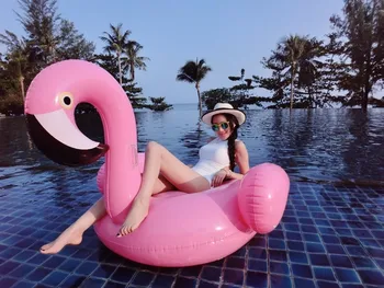 Rose Gold Täispuhutav Flamingo Bassein Float Täiskasvanud Lapsed Ujuda Ringi Hiiglaslik Täispuhutav Bassein, Madrats, Bassein Mänguasjad Vee boia de piscina