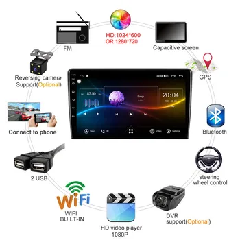 Runningnav Jaoks Mitsubishi lancer ix 2006-2010 Auto Raadio 2 Din Android autoraadio Multimeedia Video Mängija, Navigatsiooni GPS