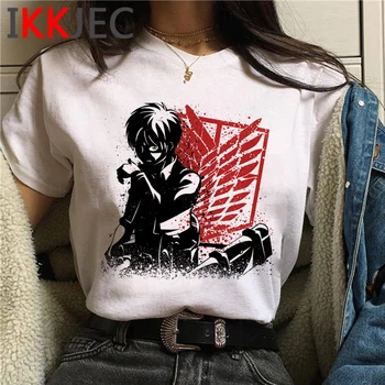 Rünnak Titan Shingeki No Kyojin top tees tshirt naiste streetwear kawaii 2021 prindi jaapani riided tshirt 117920