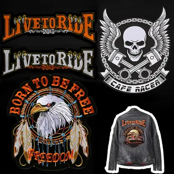S/L-Rock Punk Riided Paiga Eagle Paw Tikandid Raud Plaastrid Riided Biker Mootorratta Appliques Pääsme Triip Kleebis