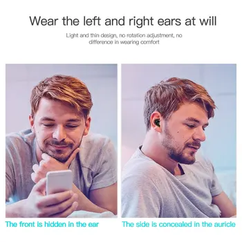 S650 Mini Bluetooth-ühilduva Traadita Kõrvaklapid, In-ear Nähtamatu Earbuds Handsfree Headset Stereo koos Mic 11 Mate 30