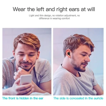 S650 Mini-Juhtmeta Bluetooth-Kõrvaklapp Müra Tühistamises Bluetooth-Vabakäeseadme, Kõrvaklappide Stereo-Peakomplekti TWS Earbud Mikrofoniga