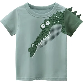 SAILEROAD Lapsed teise lapse-Lapsed Poisi Krokodill Lühikeste Varrukatega T-Särgid Uued Suve Beebi Imiku Tops Tees Särk Tüdruku Riided