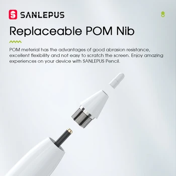 SANLEPUS Universaalne Stylus Pen For iPad ja Android-Tablette, Telefon Joonis Puutetundlik Pliiats Apple Pliiats 2 Samsung Xiaomi Pro Air 3