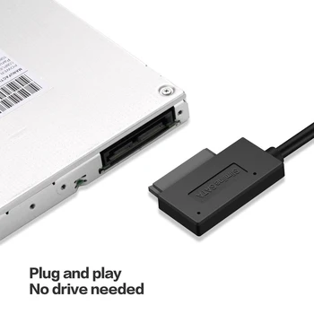 SATA ja USB Kaabel Sülearvuti Optilist seadet Line Kaabel 6+7P SATA Et USB2.0 Lihtne Jõuülekanne Üleandmise Kasti Arvuti Juhtmete Pistik