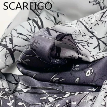 SCARFIGO Vintage Luksus Brändi Sall Naistele Siidist Sall Neckerchief Peapaela Daamid