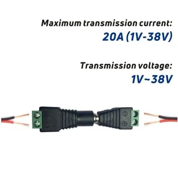 SM terminal adapter 5.5*2.1 mm roheline mees/naine jootmise tasuta 12V toiteplokk