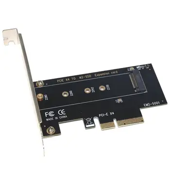 SSU EM2-5001 PCI-E 3.0 X4, et NVMe M. 2 NGFF Klahvi M SSD Ärkaja Expansion Card Adapter