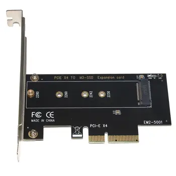 SSU EM2-5001 PCI-E 3.0 X4, et NVMe M. 2 NGFF Klahvi M SSD Ärkaja Expansion Card Adapter
