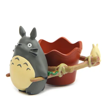 SaiDeKe Vaik Hayao Miyazaki Totoro Kujukeste mini-lillepotis kaunistused haldjas Pottidesse Aed sambla gnome teenetemärgi Miniatuuri