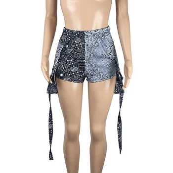 Sall Seksikas Suvel lühikesed Püksid Mood Taskud Naiste Clubwear Lühikesed Püksid Elastne Wasit Mini lühikesed Püksid Streetwear 2021 Riided