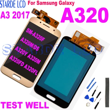 Samsung Galaxy A3 2017 Ekraan A320 SM-A320F A320M/DS A320Y A320M A320FD A320FL LCD Puutetundlik Paneel Digitizer Assamblee