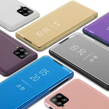 Samsung Galaxy A42 A10E A20E Smart Mirror Klapp Telefoni puhul S20 S10 S9 S8 Plus Märkus 8 9 10 20 Ultra Kate Coque Fundas