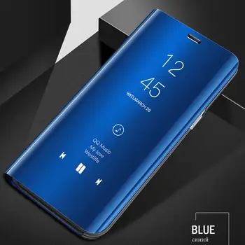 Samsung Galaxy S21 Ultra A32 A42 A52 A72 A02 Luksus Katmine peegel Klapp PU Nahk Juhul Seista Kaane Kaitsev Kest