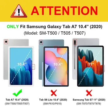 Samsung Galaxy Tab A7 10.4 2020 SM-T500 SM-T505 Armor Silikoon kate Karm Kohustus Samsung Galaxy T500 SM-T505 +Pliiats