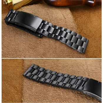 Samsung Galaxy Watch Band 3 Active2 45mm / Watch 46 mm / Käik S3 Piir / Käik S3 Classic Premium Roostevabast Terasest Lint 190067
