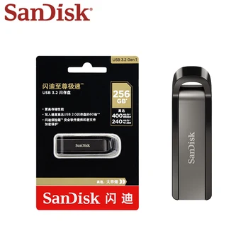 SanDisk Extreme PRO-USB-3.2 Tahkes Olekus Flash Drive 128GB 64GB 256GB High Speed Pendrive SSD Metallist Memoria USB Flash Drive Sobib