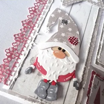 Santa Claus Metall, Süsinik Terasest Lõikamine Sureb DIY Scrapbooking Album Paber-Kaardid Dekoratiivsed Käsitöö Reljeef Die Jaotustükid