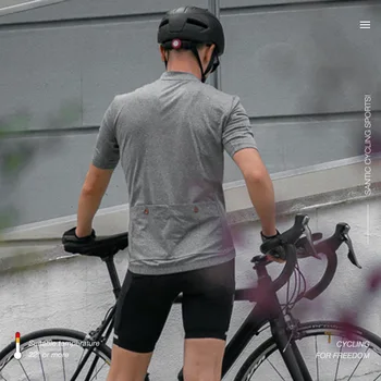 Santic Meeste Jalgrattasõidu Jersey Lühikesed Varrukad Jreseys Jalgrattasõit Riided Bike Särk MTB T-särgid Hingav Kõrge kvaliteediga
