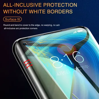 Screen Protector For Xiaomi Mi Lisa 10 10T Pro Lite Full Cover Hüdrogeeli Film Xiamo Mi 10 Lite 9 8 SE CC9 Pro A2 MIX 2 S 3 F1