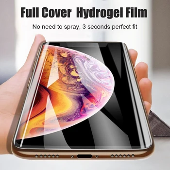 Screenprotector Hüdrogeeli Film IPhone X-XR, XS Max 8 7 6 6S Pluss 12 11Pro Ekraani Kaitsekile Telefoni Verre Tremp SE 2 Coque