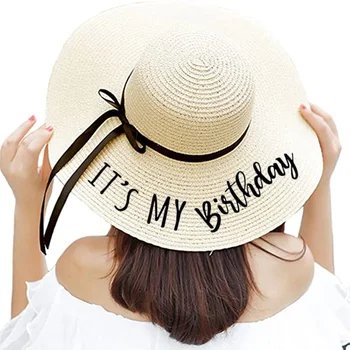 See on mu sünnipäev Reisi bassein garden beach floppy müts Tüdruk kuninganna 16. 18. 21. 30. 40. 50. sünnipäeva meeskonda kingitus Foto rekvisiidid
