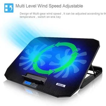 SeenDa Jahutuse Sülearvuti Seista 2 Fännid USB Jahutus Led Ekraan Jahutus Pad Sülearvuti Seista Sülearvuti 129838