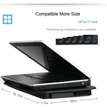 SeenDa Jahutuse Sülearvuti Seista 2 Fännid USB Jahutus Led Ekraan Jahutus Pad Sülearvuti Seista Sülearvuti