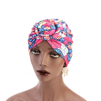 Segage Sõlm sall Lady Müts Aafrika Mood Müts Headwraps Hijabs Riigi Contton Moslemi Naiste Turban Peapael Viimane-Ameerika