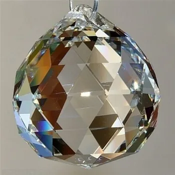 Selge 20mm Lihvitud Klaasist Kristall Palli Prisma Kristall-Lühter Osad Ripuvad Ripats Valgustus Palli Suncatcher 142404