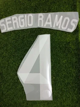 -Sergio Ramos Nameset Ronaldo Benzema Modric Palli Isco Kohandatud Mis Tahes Nimi, Number Jalgpall Plaaster 192531