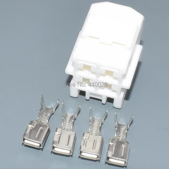 Shhworldsea 4pin 4.8 mm auto socket connector naine 6098-1489