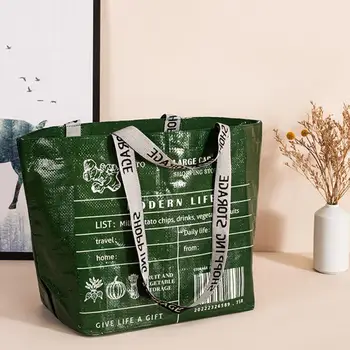 Shopping Bag Kokkuklapitavad Suure Mahutavusega Veekindel Keskkonnakaitse Toidupoed Tassima Kott Supermarket косметичка