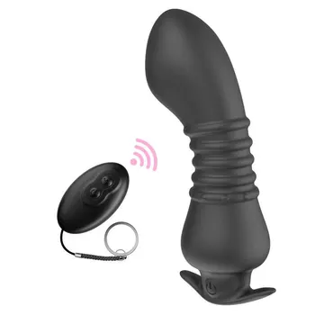 Silikoon Anal Plug Vibraator Mees Eesnäärme Massager Butt Plug Sugu Mänguasjad Meeste Gay Dildo Anus Dilataatorid G Spot Prostata Stimulaator