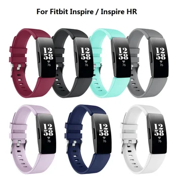 Silikoon Käepael Rihm Käevõru Fitbit Inspire / Inspire HR Tegevust Tracker Smartwatch Asendamine Watch Band Randmepaela